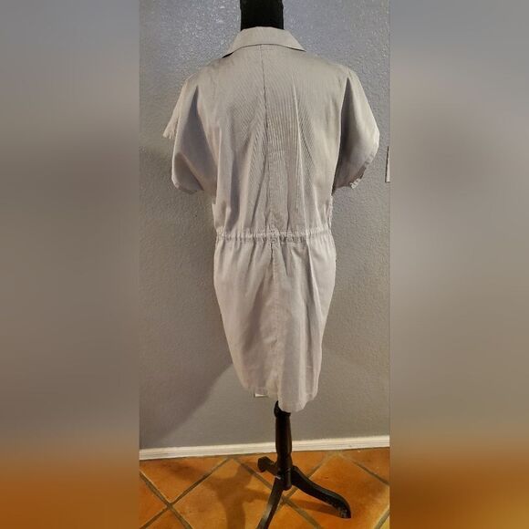 Rag & Bone Gray Shirt Mini Dress Two Pockets Women’s Size 4 - Picture 11 of 15